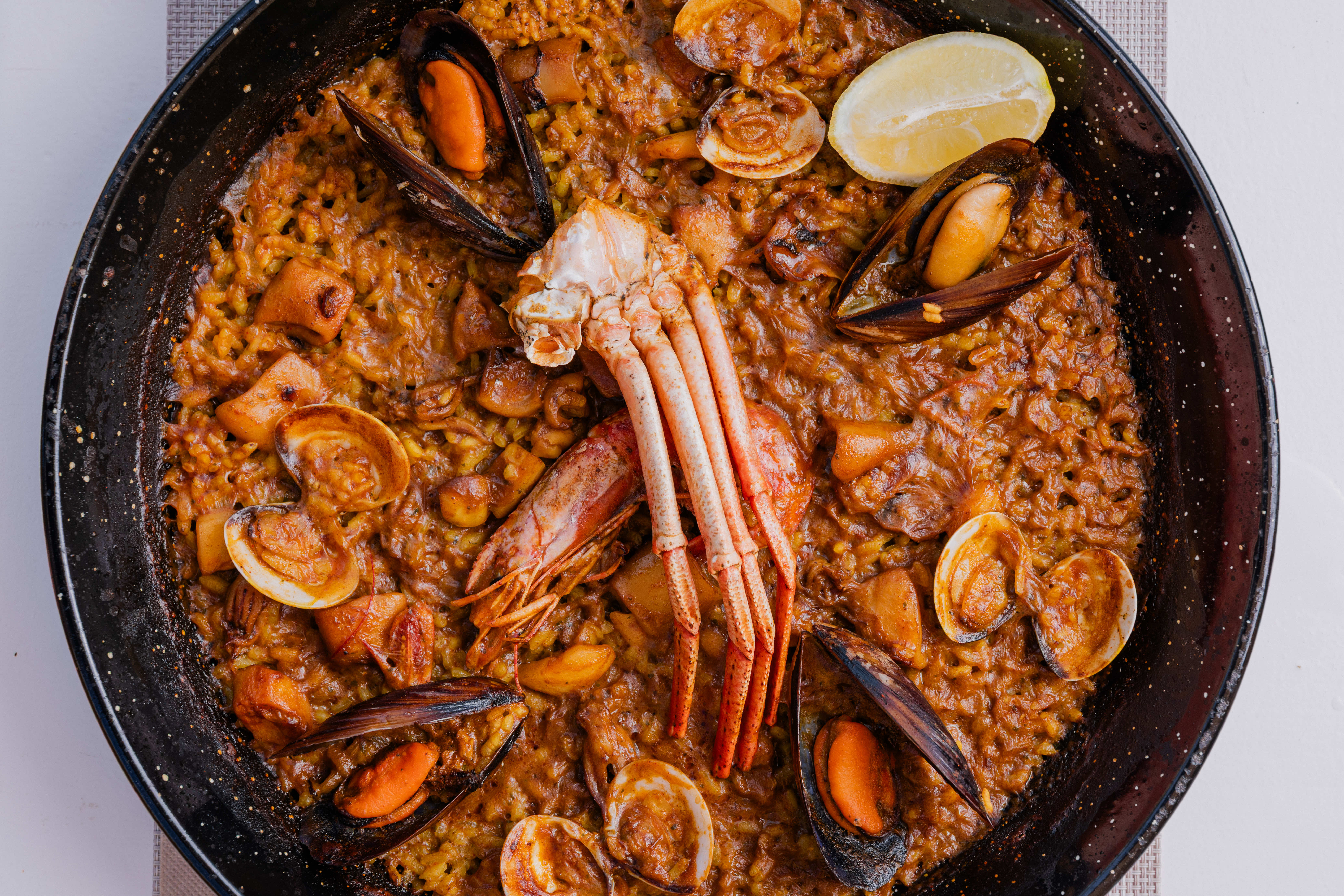 Paella de marisco